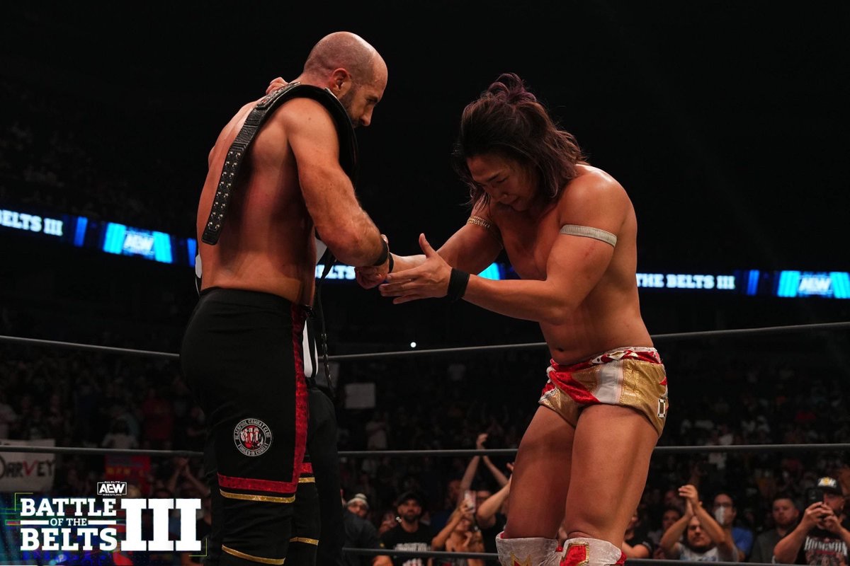 Claudio Castagnoli vs. Konosuke Takeshita: Honor is Still Real