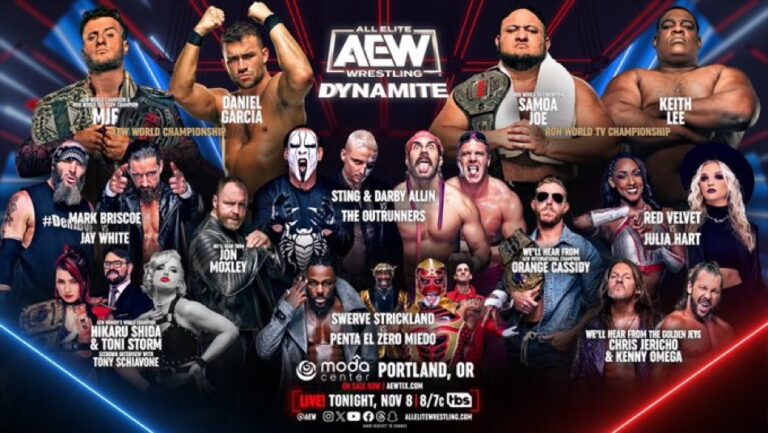 AEW DYNAMITE RESULTS & NOTES NOVEMBER 8 2023