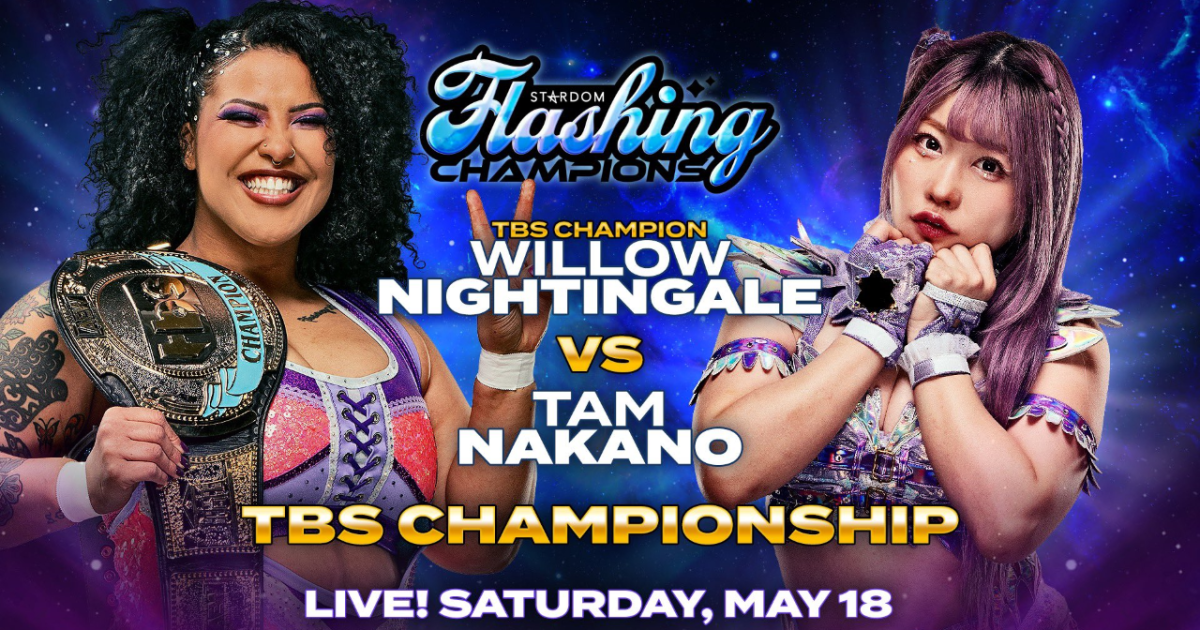 stardom flashing champions match card